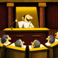 Humorous court room pictures