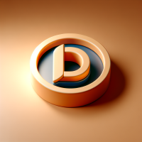 a favicon logo with letter D design like google